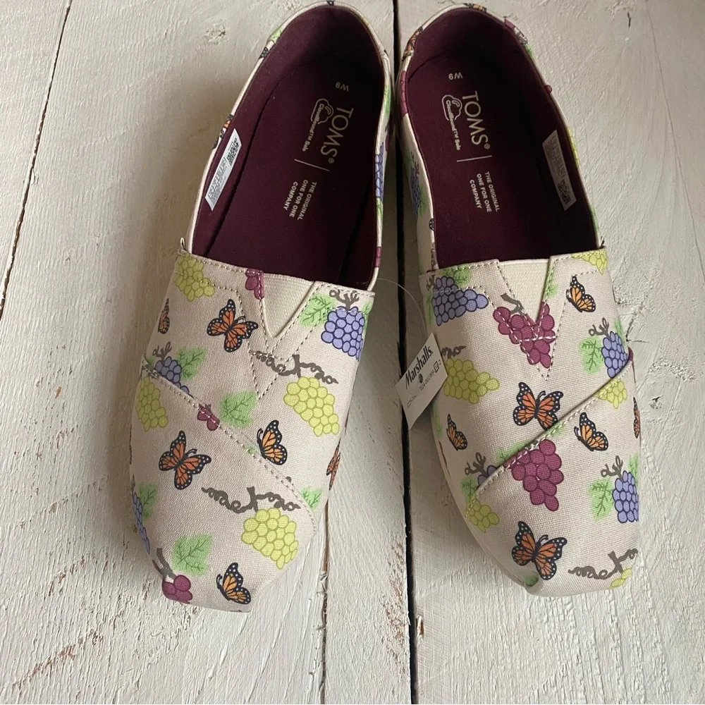Toms Butterfly Grapevine Alpargata Shoes